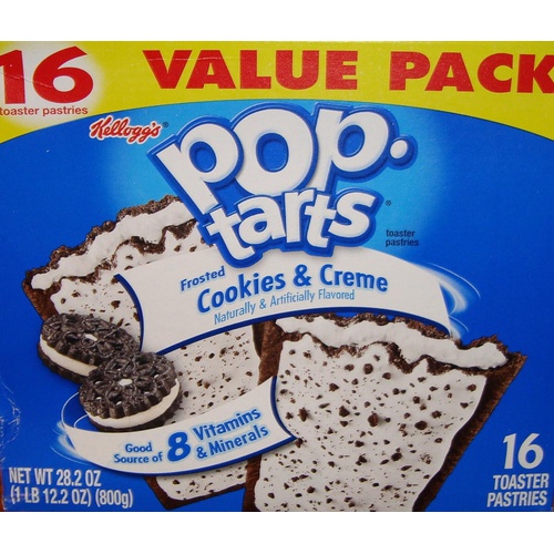  Kelloggs Pop-Tarts Frosted Cookies & Creme Toaster Pastries