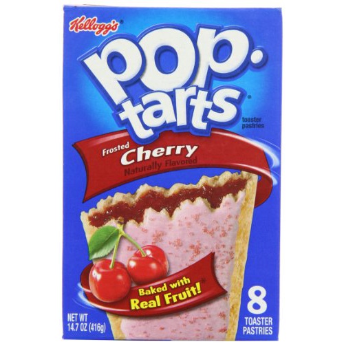  Kelloggs Frosted Cherry Pop Tarts 416 g (Pack of 2)