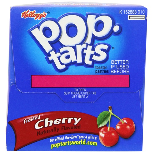  Kelloggs Frosted Cherry Pop Tarts 416 g (Pack of 2)