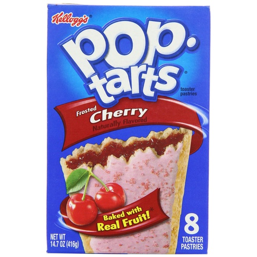  Kelloggs Frosted Cherry Pop Tarts 416 g (Pack of 2)