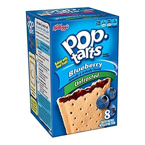  Kelloggs Pop Tarts Blueberry - 14.7 oz ( Package of 2) Unfrosted