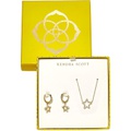 Kendra Scott Zappos Exclusive Jae Star Crystal Pendant Huggie Jewelry Set