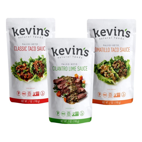  Kevins Natural Foods Thai Coconut Sauce - Keto and Paleo Simmer Sauce - Stir-Fry Sauce, Gluten Free, No Preservatives, Non-GMO - 3 Pack (Thai Coconut)