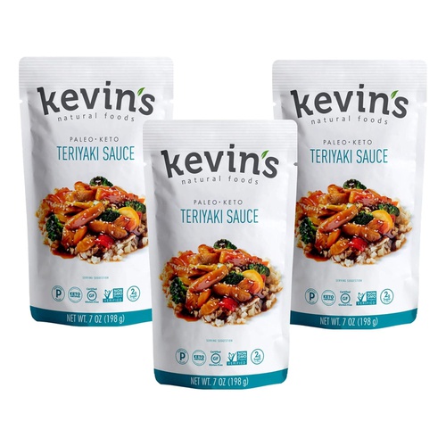  Kevins Natural Foods Thai Coconut Sauce - Keto and Paleo Simmer Sauce - Stir-Fry Sauce, Gluten Free, No Preservatives, Non-GMO - 3 Pack (Thai Coconut)