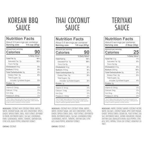  Kevins Natural Foods Thai Coconut Sauce - Keto and Paleo Simmer Sauce - Stir-Fry Sauce, Gluten Free, No Preservatives, Non-GMO - 3 Pack (Thai Coconut)