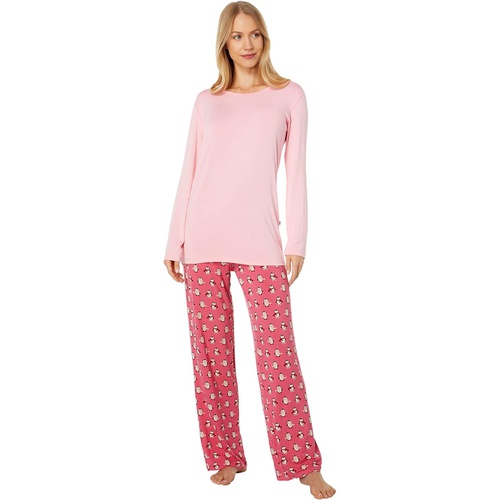  Kickee Pants Long Sleeve Loosey Goosey Tee & Pants PJ Set