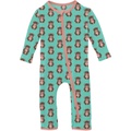 Kickee Pants Kids Print Coverall with Zipper (Infant)