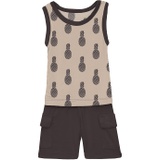 Kickee Pants Kids Tank & Cargo Shorts Outfit Set (Toddler)