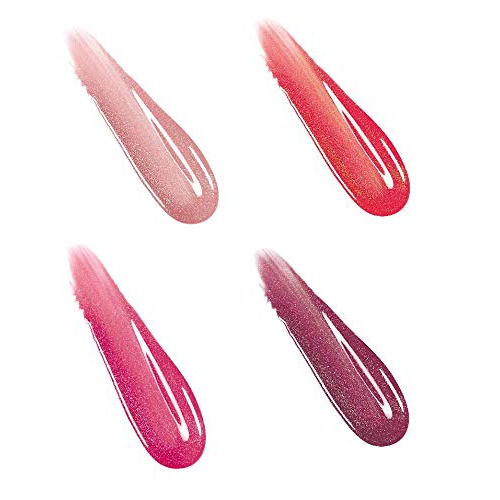  kiki LIP GLOSS SET OF 4 MUST HAVE SHIMMERING COLORS MADE IN U.S.A.