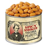 King Floyds, Spicy Smoked Virginia Peanuts, Crunchy Snack, 10 oz