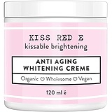 KissRedE Whitening Cream for Face. Skin Lightening Cream for Dark Spots, Blemishes. Natural Hands Body Moisturizer for Women Men 4 OZ.