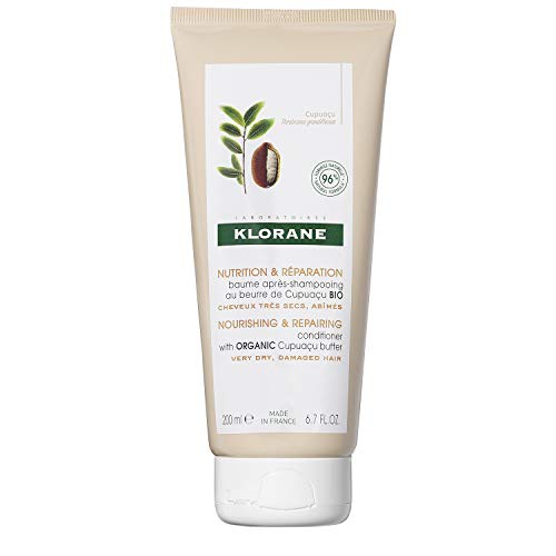  Klorane Conditioner with Organic Cupuacu Butter, Nourishing & Repairing for Very Dry Damaged Hair, SLS/SLES-Free, Biodegradable, 6.7 fl. oz.