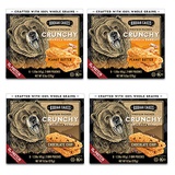 Kodiak Cakes Crunchy Granola Bar Variety Pack: (2 Boxes) Peanut Butter and (2 Boxes) Chocolate Chip