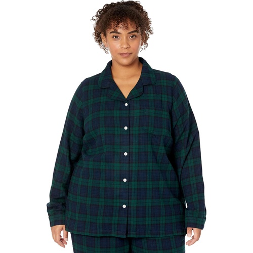  L.L.Bean Plus Size Scotch Plaid Flannel Pajamas Plaid