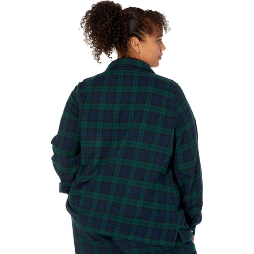  L.L.Bean Plus Size Scotch Plaid Flannel Pajamas Plaid