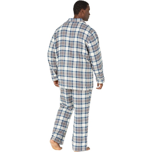  L.L.Bean Scotch Plaid Flannel Pajamas Tall