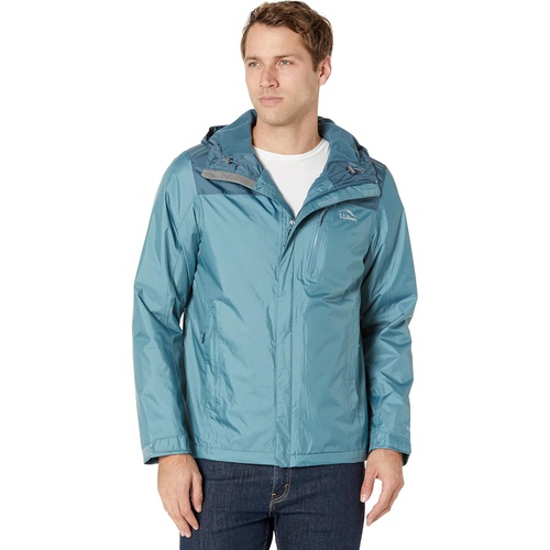  L.L.Bean Trail Model Rain Jacket Fleece-Lined Color-Block