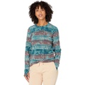 L.L.Bean Fleece Base Layer Long Sleeve Crew Print