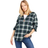 L.L.Bean Scotch Plaid Flannel Relaxed Fit Hoodie