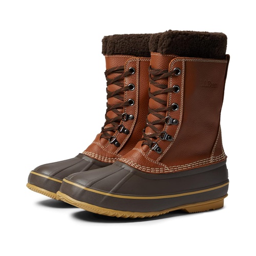  L.L.Bean Snow Boot Tumbled Leather Lace