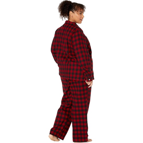  L.L.Bean Plus Size Scotch Plaid Flannel Pajamas Plaid