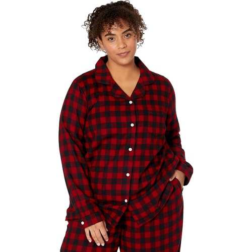  L.L.Bean Plus Size Scotch Plaid Flannel Pajamas Plaid