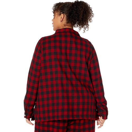  L.L.Bean Plus Size Scotch Plaid Flannel Pajamas Plaid