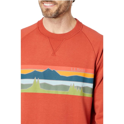  L.L.Bean Camp Crew Neck Graphic Regular