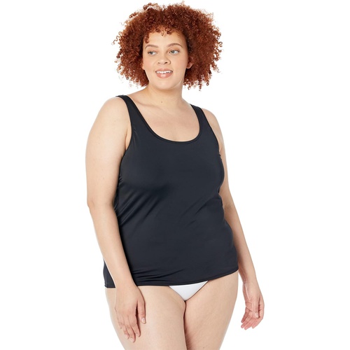  L.L.Bean BeanSport Scoop Neck Tankini Top Long