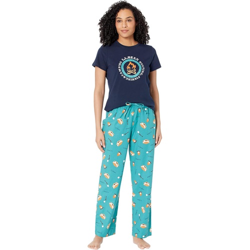  L.L.Bean Springtime Sleep PJ Set