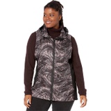 L.L.Bean Primaloft Packaway Long Vest Print