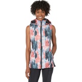 L.L.Bean Petite PrimaLoft Packaway Long Vest Print