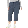 L.L.Bean Plus Size Ripstop Pull-On Capri Pants