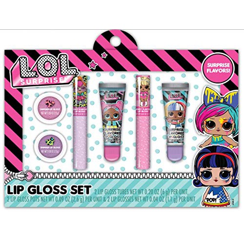  Taste Beauty L.O.L. Surprise! 6PC Lip Gloss Beauty Set
