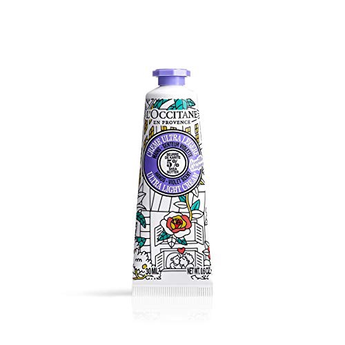  LOccitane Limited Edition OMY Shea Butter Ultra Light Whipped Hand Cream in Violet Scent, 1 oz.