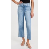 LAGENCE Wanda Crop Wide Leg Jeans