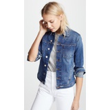 LAGENCE Celine Slim Fit Distressed Jacket