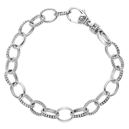  LAGOS Link Caviar Chain Bracelet_SILVER