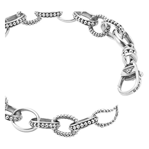  LAGOS Link Caviar Chain Bracelet_SILVER