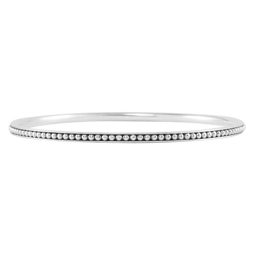  LAGOS Caviar Bangle_SILVER