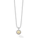 LAGOS Signature Caviar Zodiac Pendant Necklace_SAGITTARIUS TWO-TONE