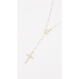 LANA JEWELRY 14k Crossary Necklace