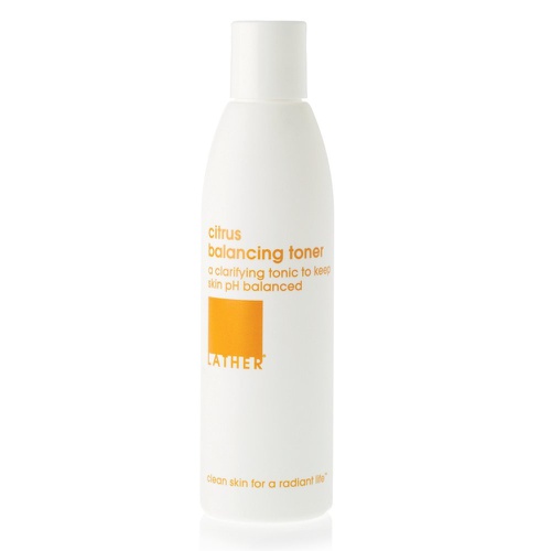  LATHER Citrus Balancing Toner 6 oz  herbal facial toner to keep normal to oily skin in balance