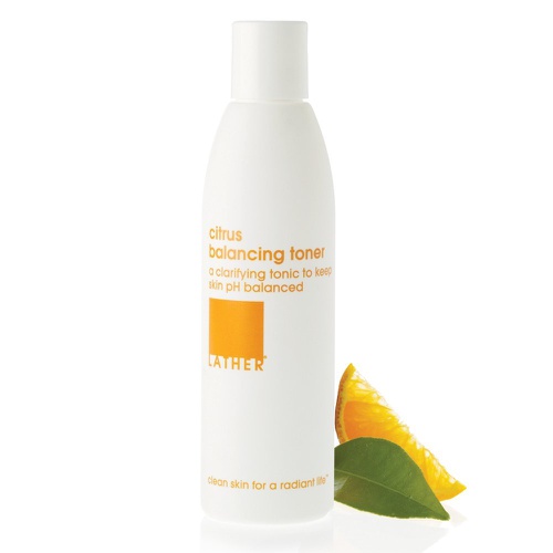  LATHER Citrus Balancing Toner 6 oz  herbal facial toner to keep normal to oily skin in balance