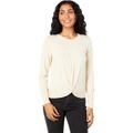 LAmade Chloe Twist Front Pullover Sweatshirt in Lightweight Modal Terry