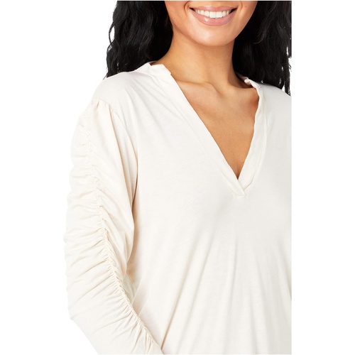  LAmade West Side Ruched Sleeve Top