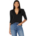 LAmade West Side Ruched Sleeve Top