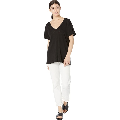  LAmade Pacific Boxy V-Neck Tee in Slub Jersey