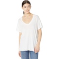 LAmade Pacific Boxy V-Neck Tee in Slub Jersey