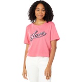 LAmade Lover Graphic Crop Band Tee with Give Back